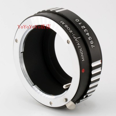 AF Lens Adapter: Minolta AF & Sony A-Mount Lenses to Canon EOS M System