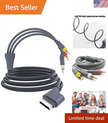 Xbox 360 AV Cable Cord, Audio Video HD Optical Cable AV/TV Out Cable to HD TV...