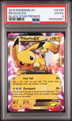 Pikachu-EX graded PSA 4 for sale on eBay