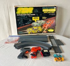 Vintage 1977 Ideal TCR Lighted Blazers Jam Car 400 Slotless Track Set w Box