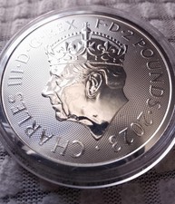 2023 Coronation Britannia King Charles III Crowned 999 Silver Coin