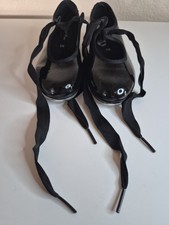 Dance Now Kids Black Patent Mary Jane Tap Shoes Little Girl Tap 9.5 M