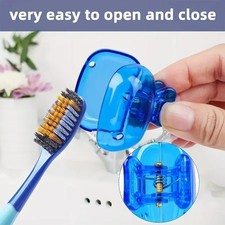 Travel Toothbrush Dust Protective Cap-Storage Box Portable Toothbrush Head House