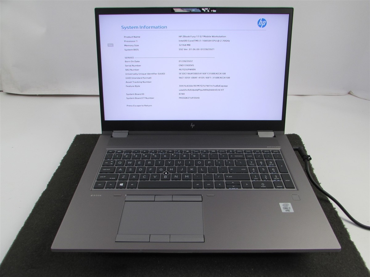 HPZBookFury 17 G7 Core i7-10850H / 64GB ノートPC スマホ