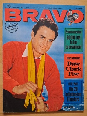BRAVO Nr.15 vom 4.4.1966 Charlton Heston, Chris Andrews, Lords, James Dean, Lulu
