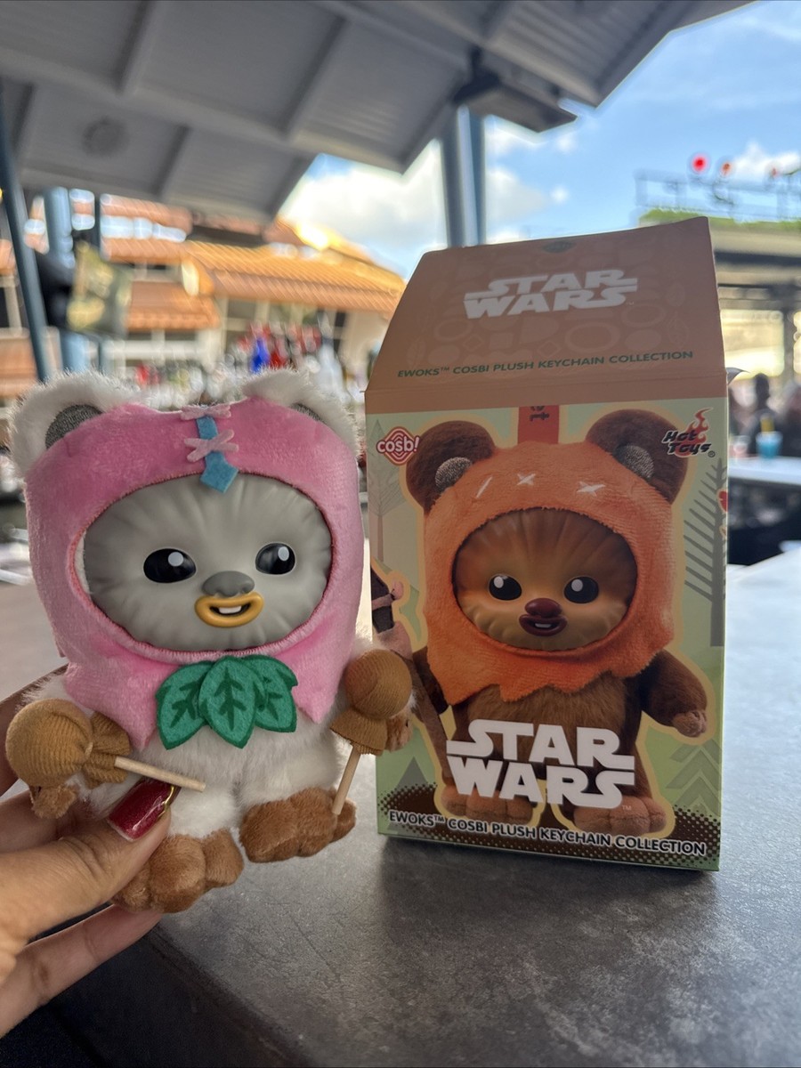 Disney Cosbi Star Wars Ewok Plush Keychain Kneesaa New | eBay