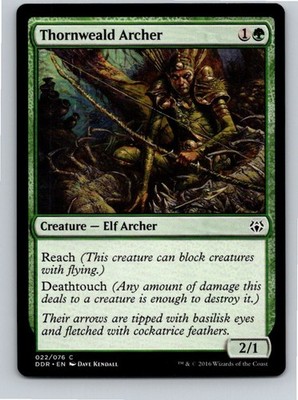 Magic the Gathering Thornweald Archer Duel Decks: Nissa vs. Ob Nixilis MTG