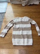 NEW Cat Jack Sweater NWOT XS- striped beige