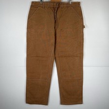 Carhartt Men's Double Knee Duck Painter Work Pants Beige Used