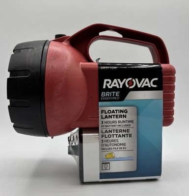 Rayovac Krypton Floating Lantern Flashlight w/ 6V Battery - Red - Discontinued