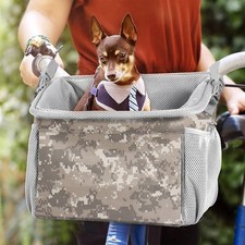 Bike Basket for Dogs Pet Carry Bag Ventilated Dog Cat Carrier Backpack Large