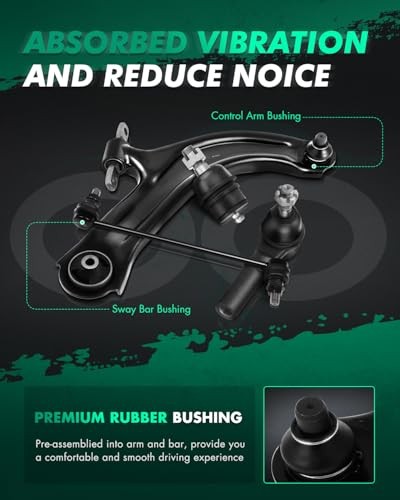  2pcs Front Outer Tie Rod Ends fit 2013-2018 for Ram 1500 2019-2021 for Ram 