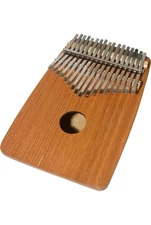 DOBANI 17-KEY THUMB PIANO KALIMBA w/ ROUNDED BACK - RED CEDAR
