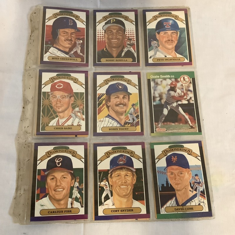 Donruss 1989 Baseball Card Lot 52 Cards Diamond Kings Rated Rookie MLB