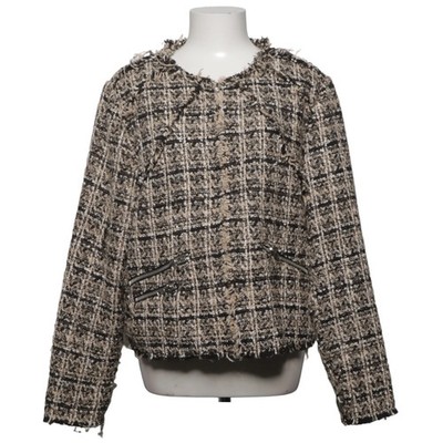 Sofie Schnoor, Jacke, Damen, Größe: XL, Beige/Schwarz/Weiß, Polyester, Karo #68r