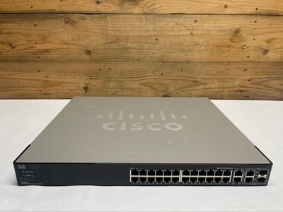 Cisco SFE2000P 24-Port 10/100 PoE Managed Ethernet Switch 4 Gigabit Ports