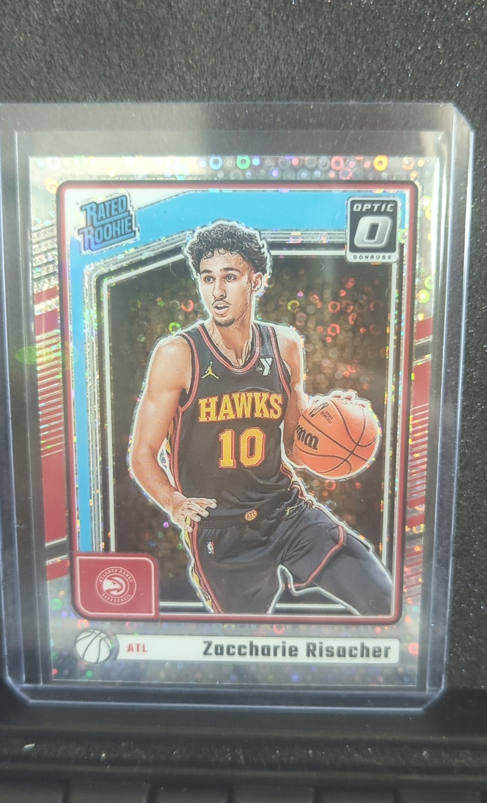 2024-25 Panini Donruss Optic Rated Rookie Zaccharie Risacher #268 Fast Break