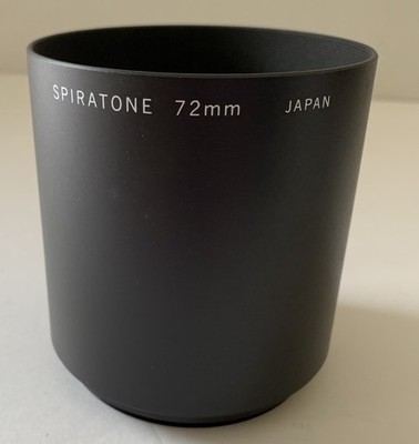 Spiratone 72 mm Sunshade For Canon Lens Including Adapter