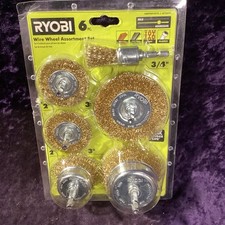 RYOBI Wire Wheel Assortment Set (6-Piece)-NEW!-$13!