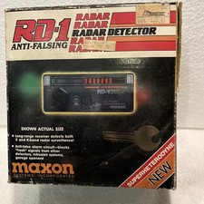 Vintage Maxon RD-1 Anti Falling Radar Detector Never Used 