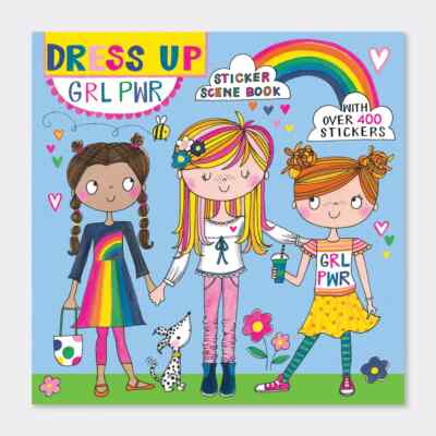 Rachel Ellen - Sticker Szene & Malbuch - Dress Up GWL PWR