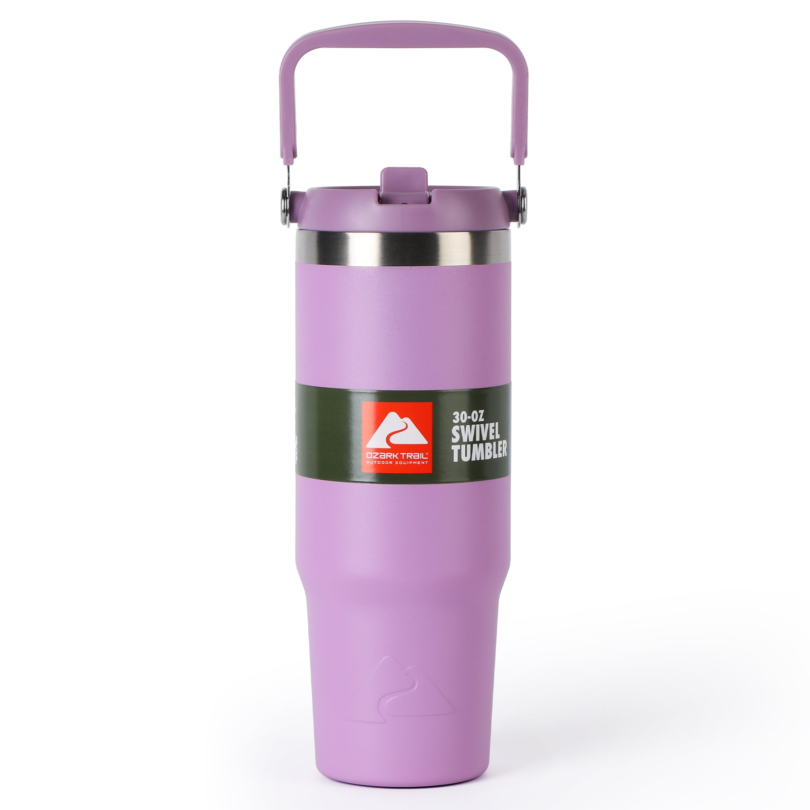 Ozark Trail 30 oz Insulated Stainless Steel Tumbler with Swivel Handle New Lilac