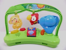 Fisher Price Rainforest Jumperoo Light & Sound Toy Monkey Toucan Elephant Tested