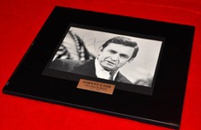 Rare JOHNNY CASH Signed AUTOGRAPH, Frame, Plaque, COA, UACC RD#228, FREE SHIP