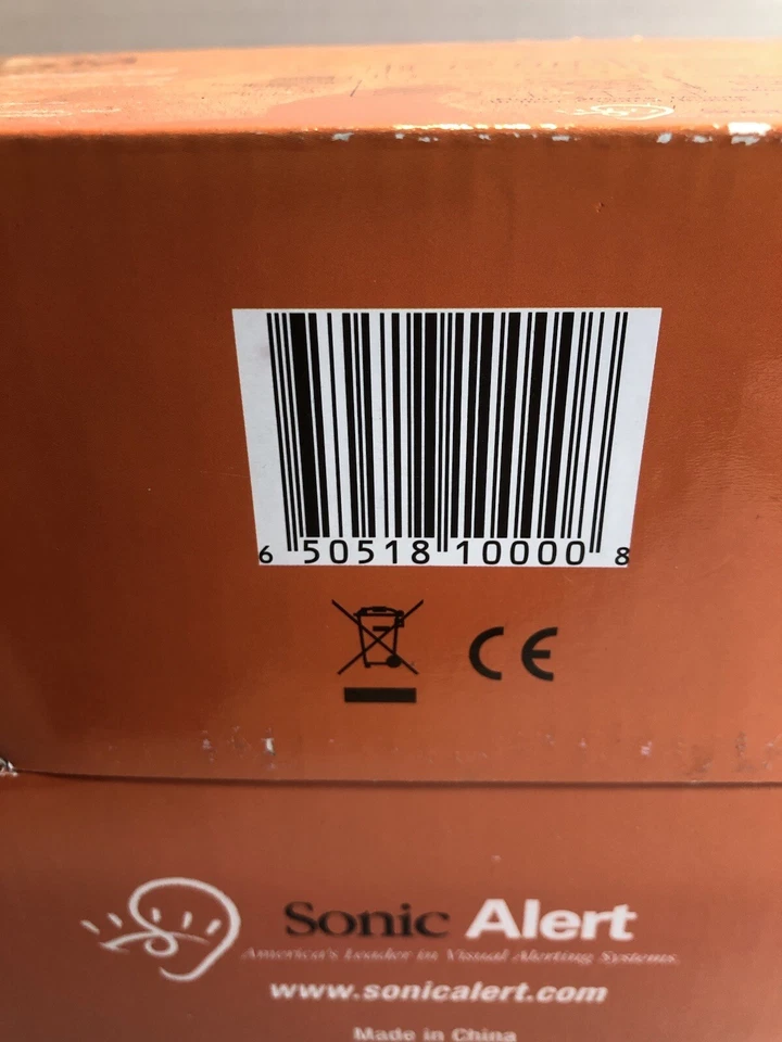 Sonic Alert SB-1000 V3 Sonic Boom Combination Alarm Clock With Super Shaker - Image 4 of 4