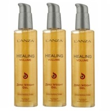 3 PACK Lanza Healing Volume Zero Weight Gel 6.8oz / 200ml
