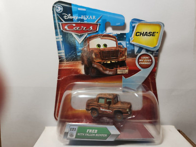 Disney Pixar Cars Look My Eyes Change Fred with Fallen Bumper Chase Lenticular
