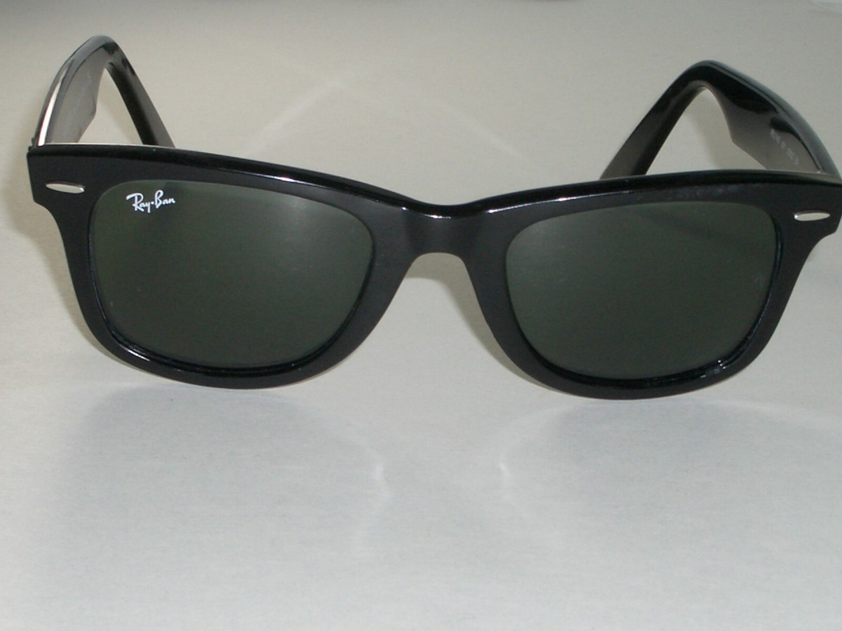 RAY-BAN ITALY RB2140 50[]22 SHINY BLACK G15 UV CRYSTAL LENS