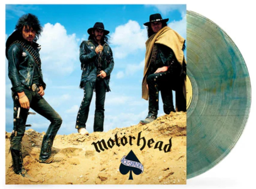 * Motorhead - ACE OF SPADES - Виниловая пластинка цвета BLUE Marble Swirl - НОВАЯ И ЗАПЕЧАТАННАЯ!!