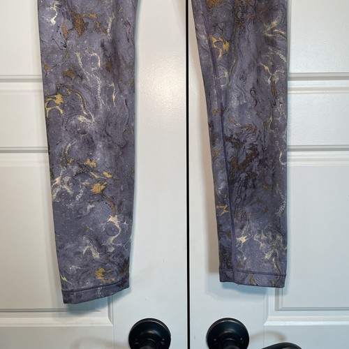 athleta girls leggings size X-Large 14 high Rise printed chit chat tight - Picture 3 of 8