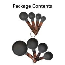 Stainless Steel Measuring Cups and Spoons Set of 8 pcs