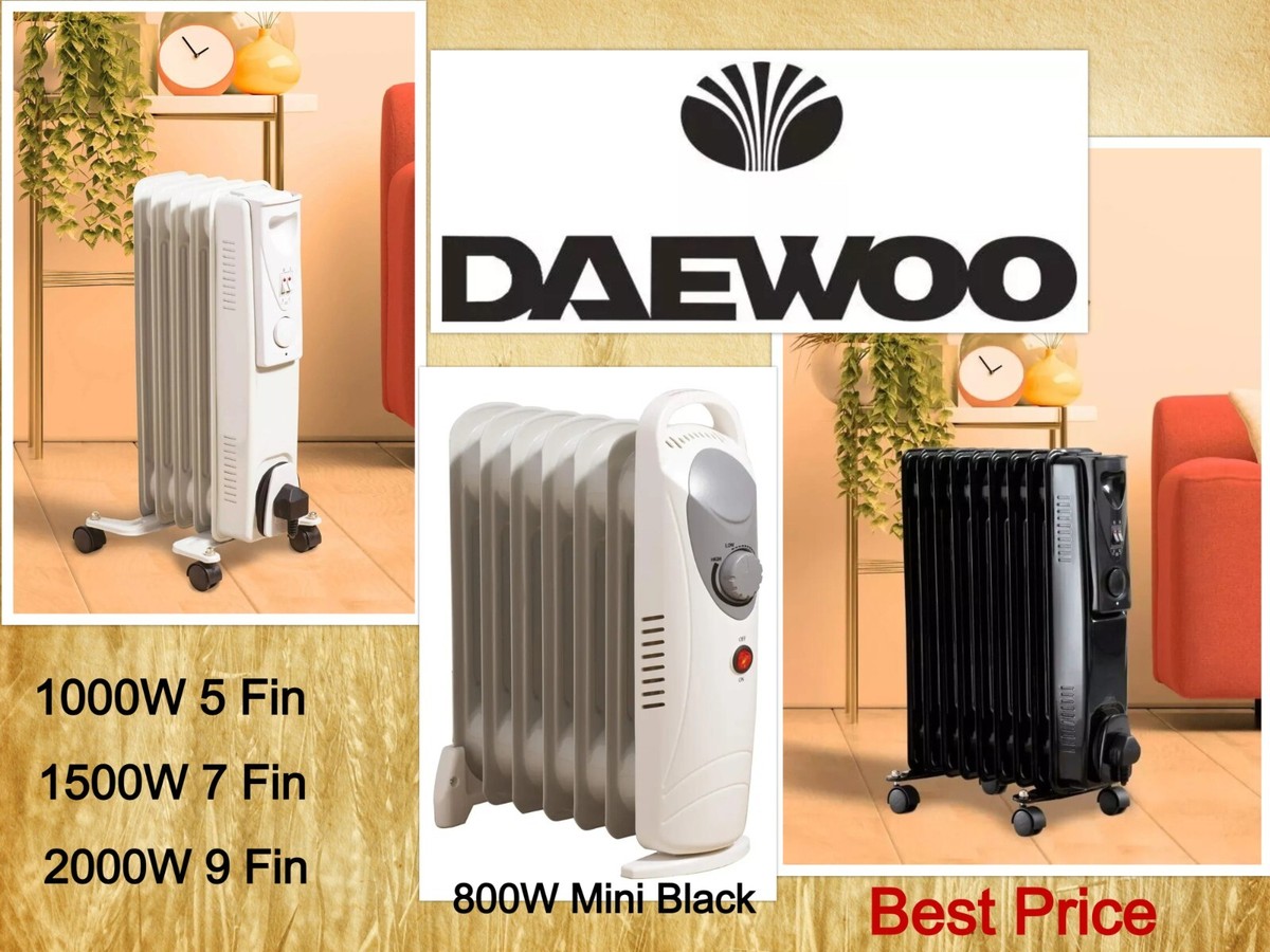 Radiator Daewoo 800w Oil Heater Daewoo 5FIN/7FIN /9FIN/1000W/1500W