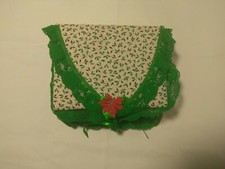 CHRISTMAS Holly Personalized Fabric Photo Album / Scrapbook - HANDMADE 6" X 5"