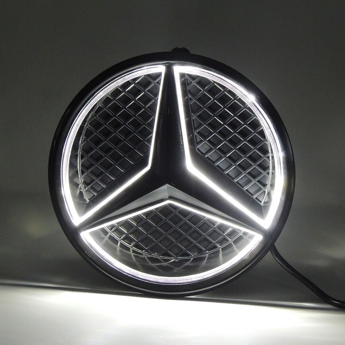 Front Grille LED Emblem Light Mercedes Benz Illuminated Logo Star Badge 205mm