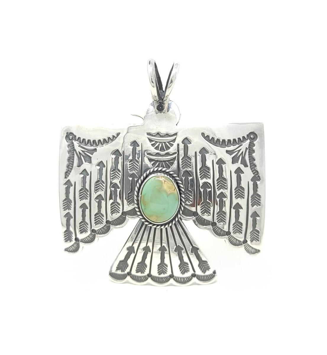 ネックレス・ペンダント Vintage Sunshine Reeves Pendant Sunshine Reeves Navajo Sterling Silver Thunderbird Pendant