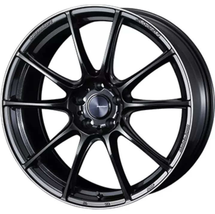 WedsSport SA-25R 19x8.5J +45 5x114.3 Metal Black/F set of 4 for