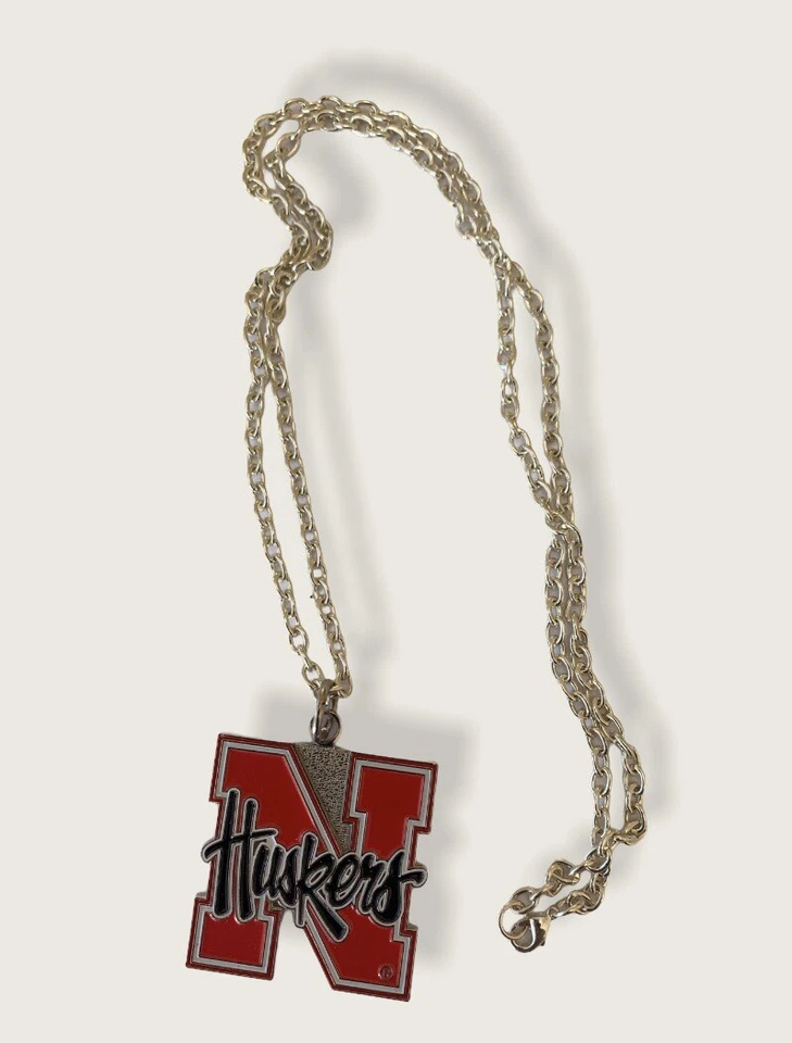 University of Nebraska Cornhuskers Big Logo Charm Necklace - NCAA Lic Jewelry - Image 3 of 4
