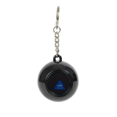 FUNTIME GIFTS World's Smallest Magic Mystic 8 Ball Keyring Charm Decision Ball Fortune Teller