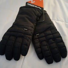 Hawke and Co. Lightweight Gloves Size S/m Padded Snowboard, Skiing Black 346