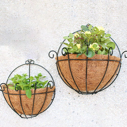 2pcs/set Hanging Basket Liner Replacement Decorative Half Round Replacement - Picture 1 of 13