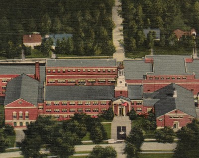 Dobyns Bennett High School In Kingsport Tn Postcard Bird S Eye Vintage Teich Ebay