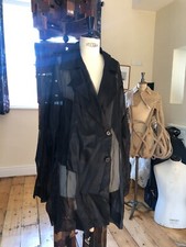 Runway Yang Li Ss15 “transparent” Jacket | Black | Size 44 | Prada