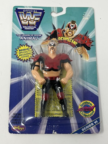 Animal Card Legion of Doom 1997 WWF Bend-Ems Wrest...