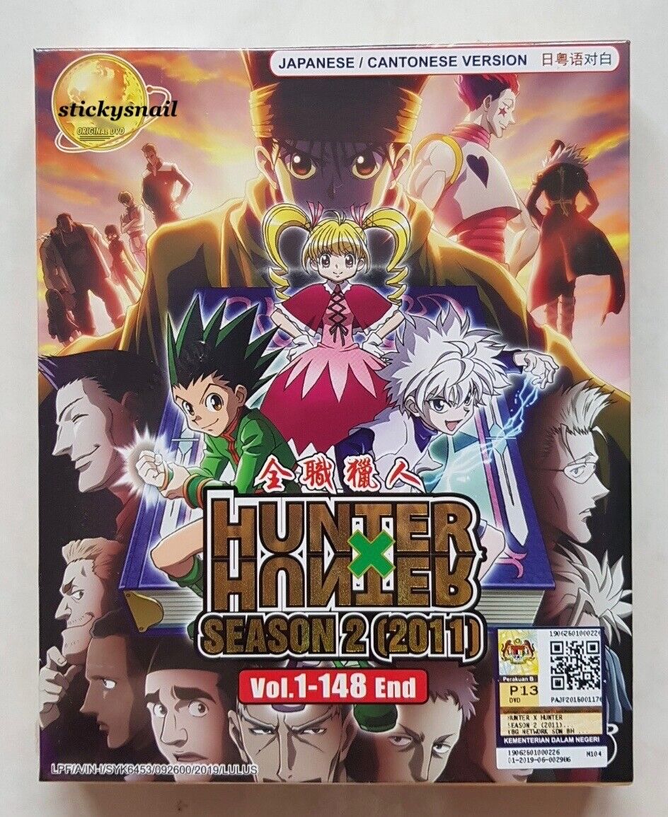 Hunter X Hunter Complete Full Set (Season 1 & Season 2 + 2 Movie +