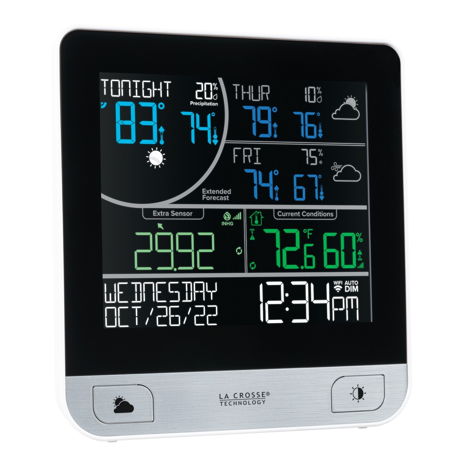 V15TH La Crosse Technology WiFi Forecast Color Weather Station with
