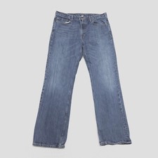 Banana Republic Men's Size 36x34 Blue Straight Leg Medium Wash 100% Cotton Jeans